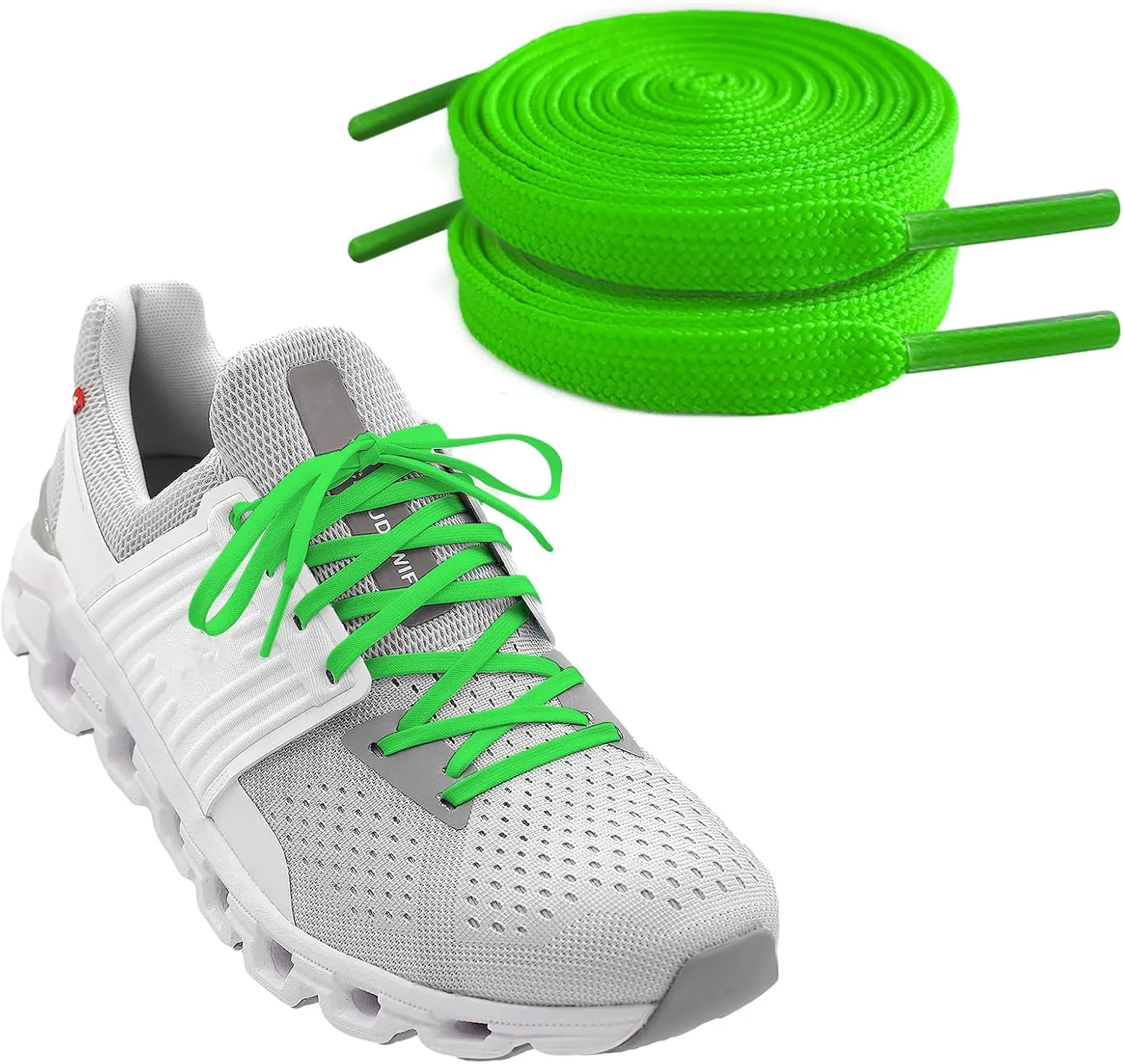 1/4"(6mm) Flat Thin Shoe Laces for On Cloud Sneakers, Original Athletic Shoelaces Shoe Strings Replacement Laces