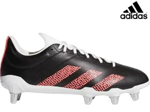 Adidas Kakari SG Mens Rugby Boot (Black/Pink)