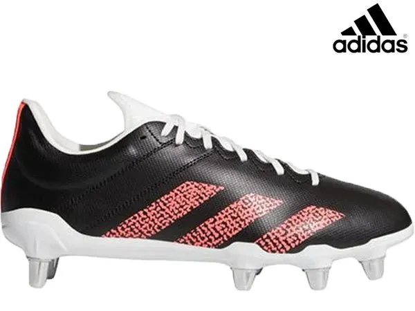 Adidas Kakari SG Mens Rugby Boot (Black/Pink)