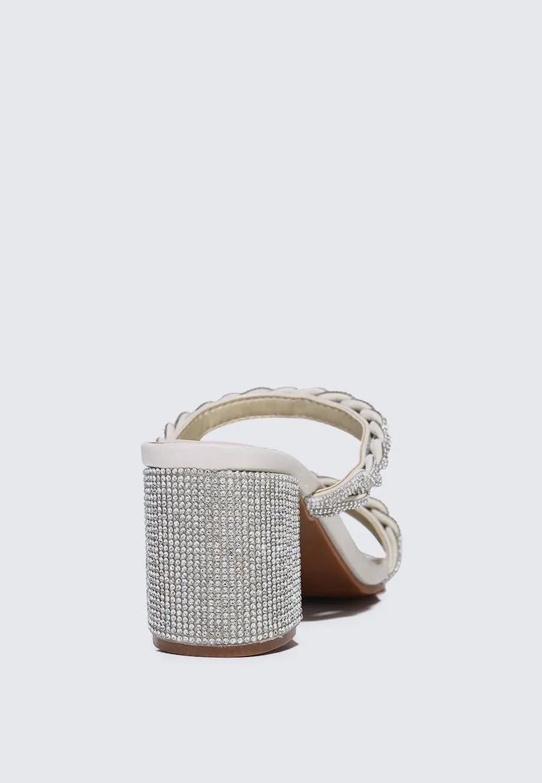 Alani Comfy Heels In Champagne