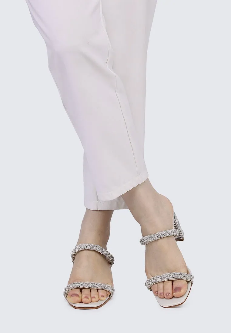 Alani Comfy Heels In Champagne