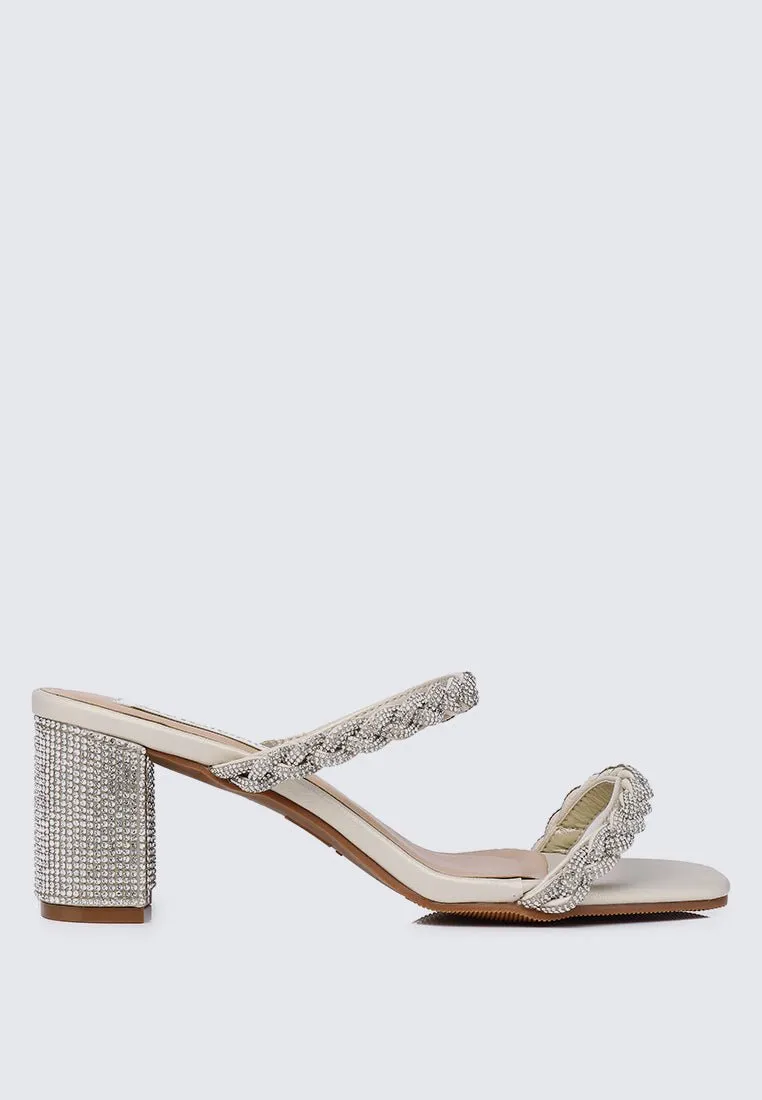 Alani Comfy Heels In Champagne