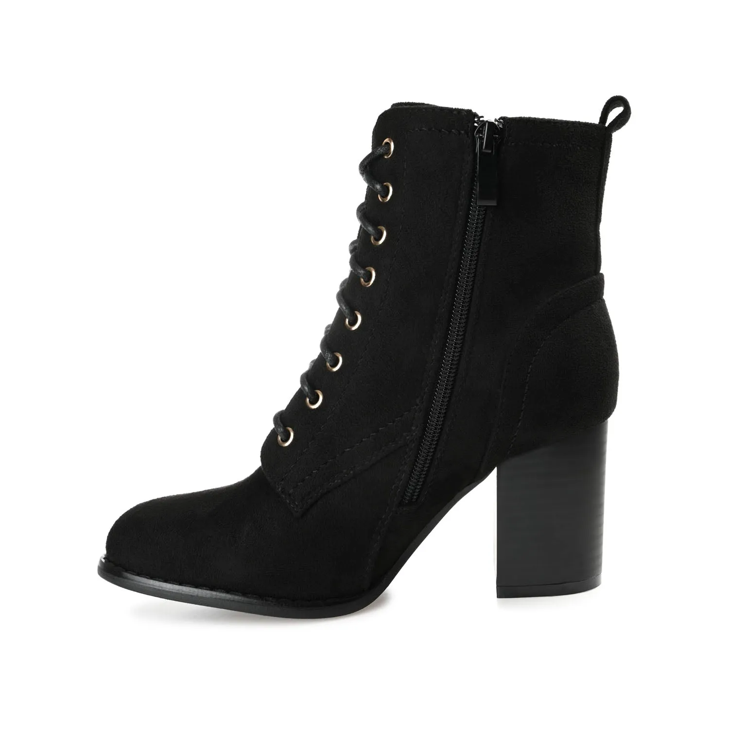 BAYLOR LACE-UP BOOTIES IN WIDE