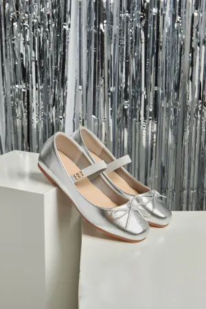 Beyonca Comfy Ballerina In Silver