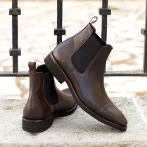 Chelsea Boot Classic-Painted Full Grain, Dark Brown