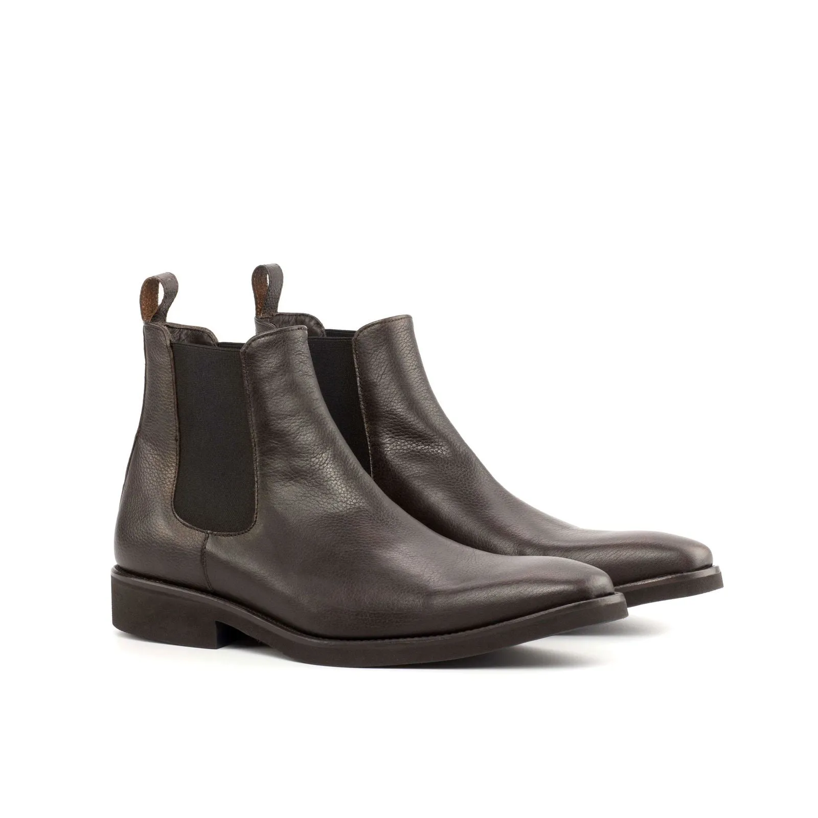 Chelsea Boot Classic-Painted Full Grain, Dark Brown