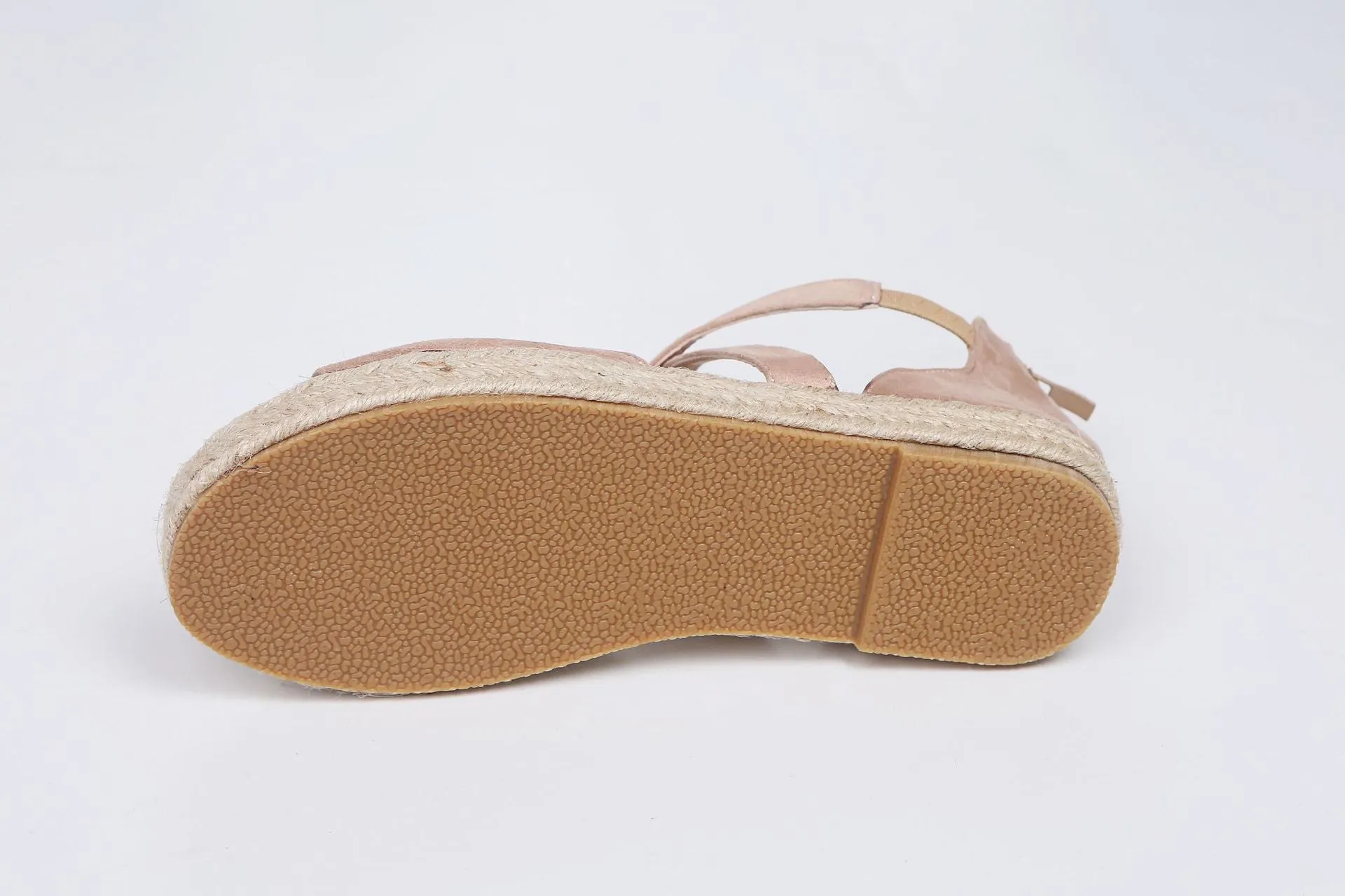 Chicvane Criss Cross Straps Espadrille Shoes with Zipper Platform Sandals