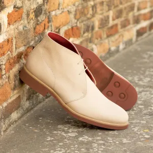 Chukka-Painted Full Grain, White