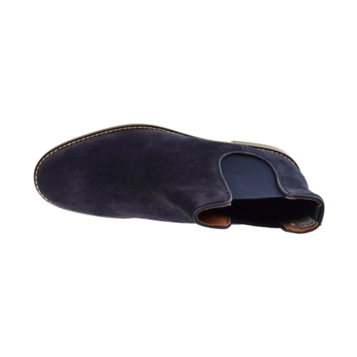 Clarks Jaxen Chelsea Men's Shoes Navy Suede