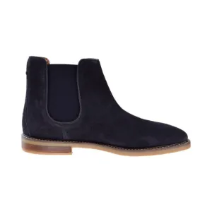Clarks Jaxen Chelsea Men's Shoes Navy Suede