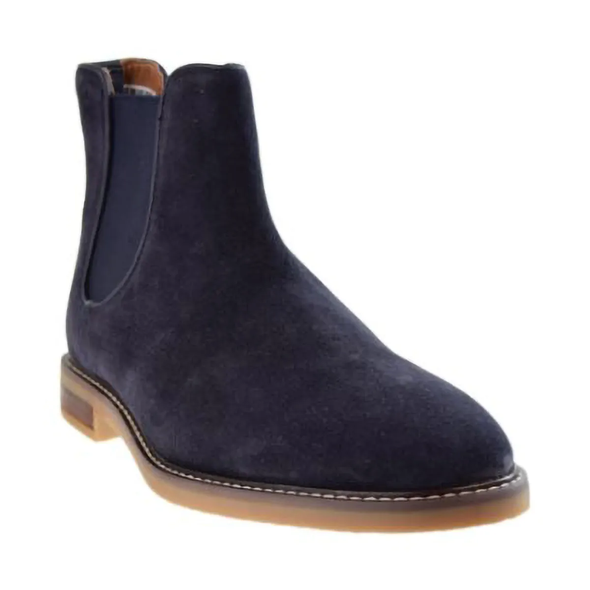 Clarks Jaxen Chelsea Men's Shoes Navy Suede