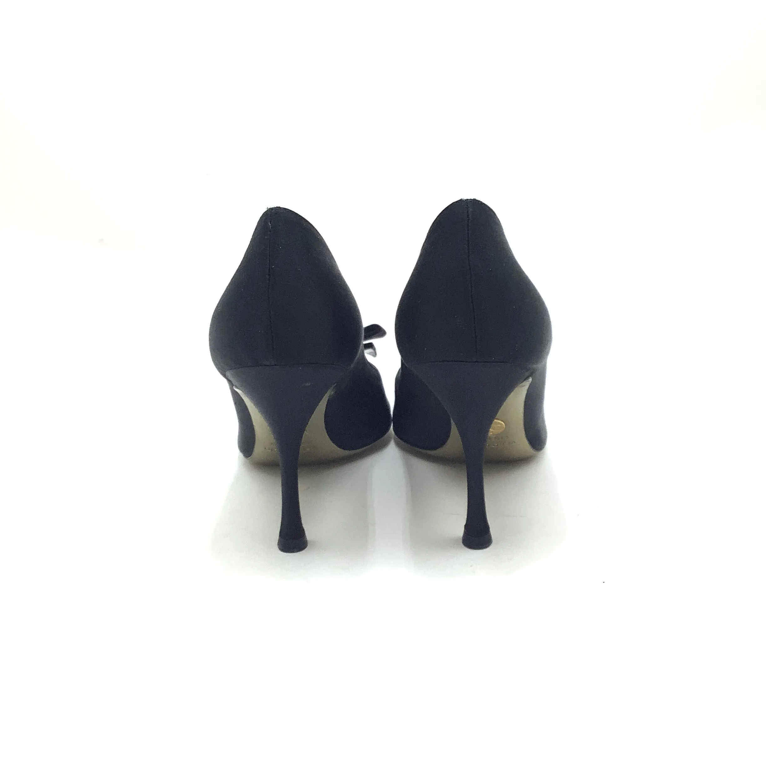 Dolce & Gabanna Women's Satin High Heels Black Size: 36/5.5
