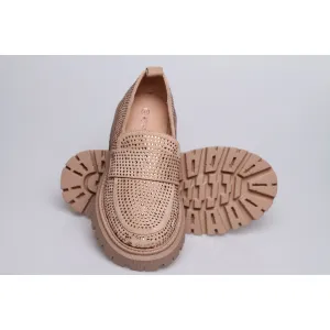 Glitter Platform Oxford Shoes