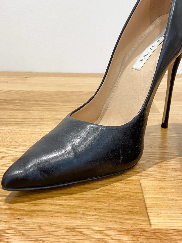 Leather 4.5" Stilettos