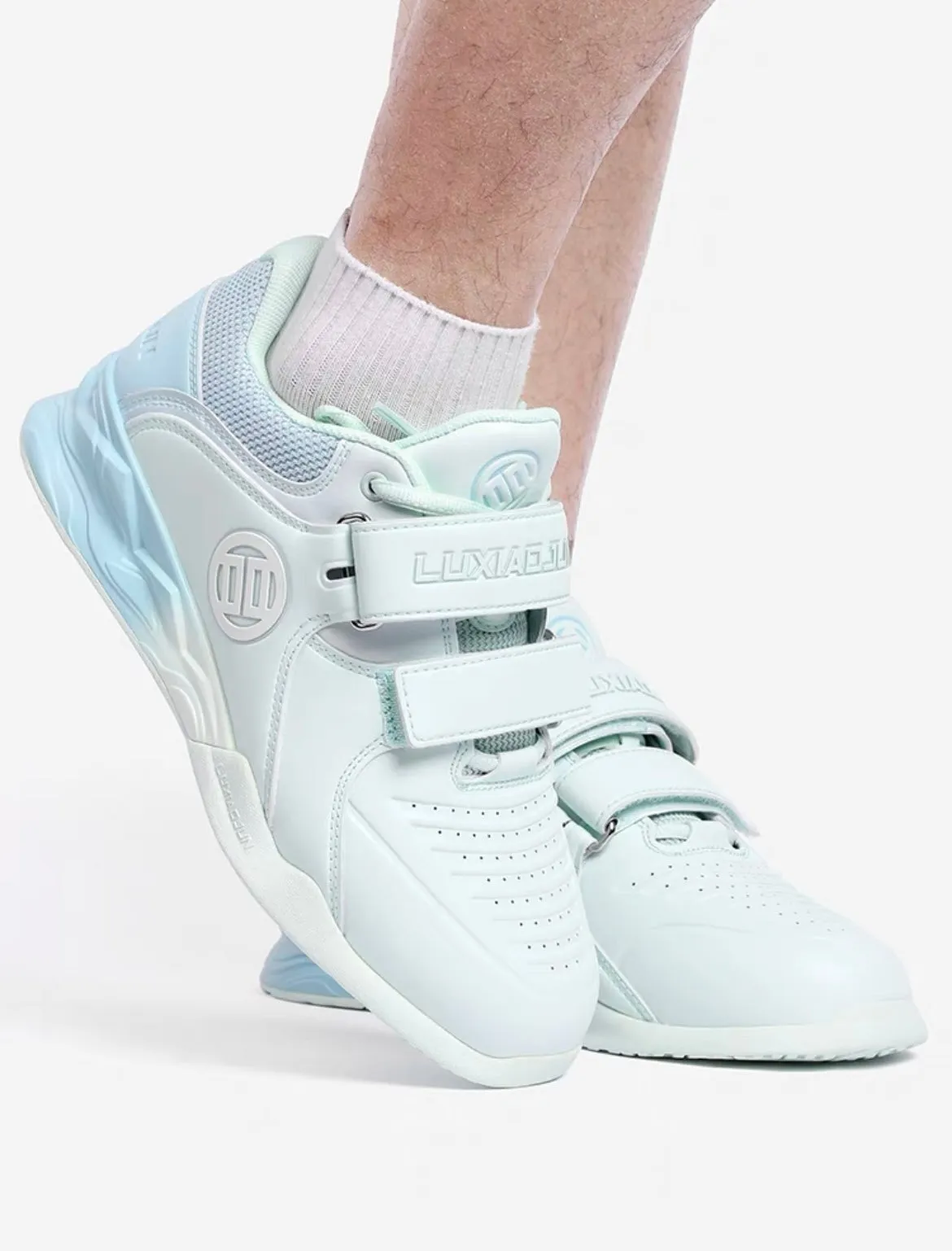 Lu Xiaojun Lifter 1.0 Professional Weightlifting Shoes / Squat Shoes - Mint Green