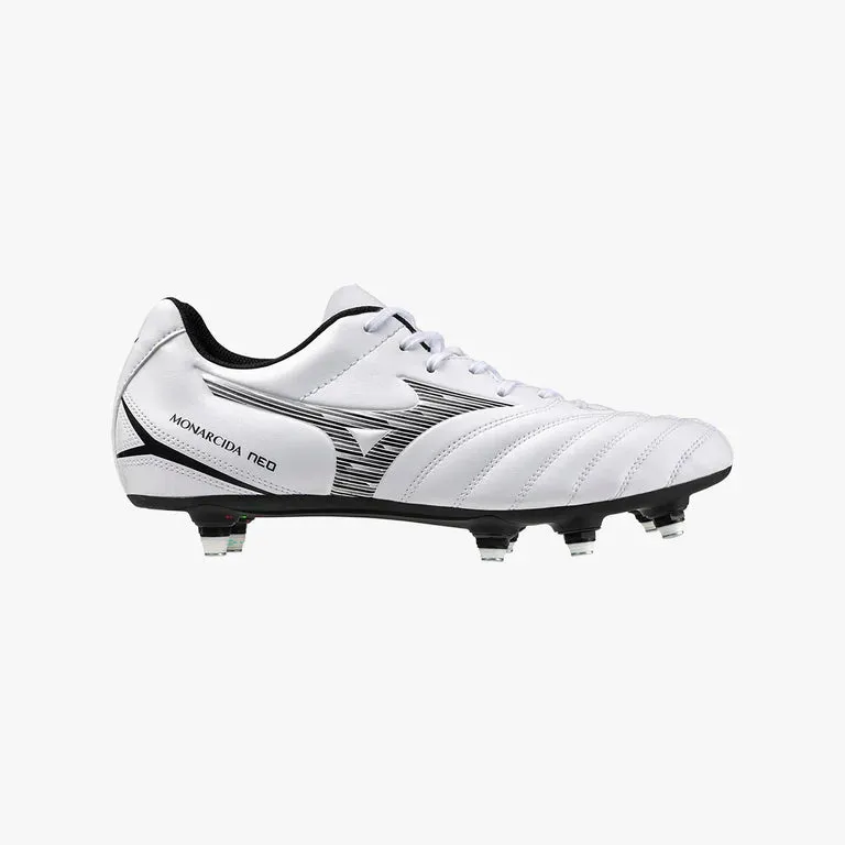 Mizuno Monarcida Neo III Select SG Boots (Wide) - White/Black