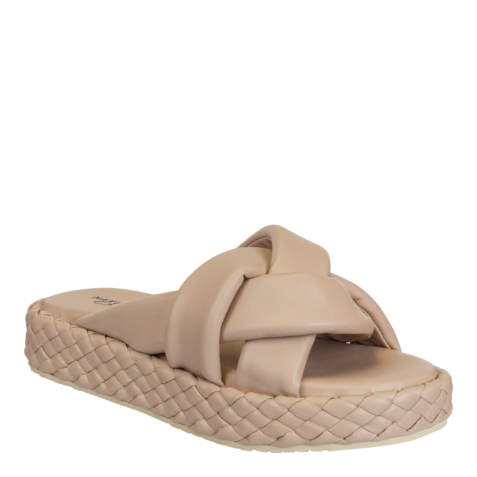 NAKED FEET - CUPRO in NUDE Platform Sandals