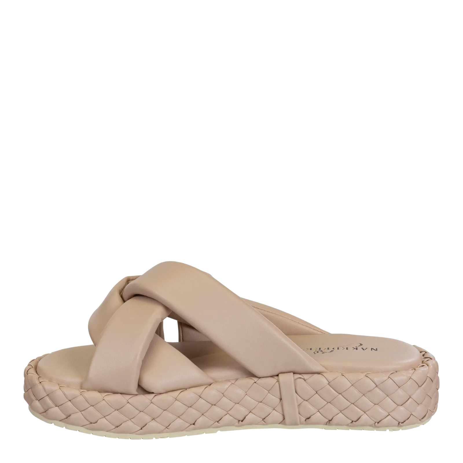 NAKED FEET - CUPRO in NUDE Platform Sandals