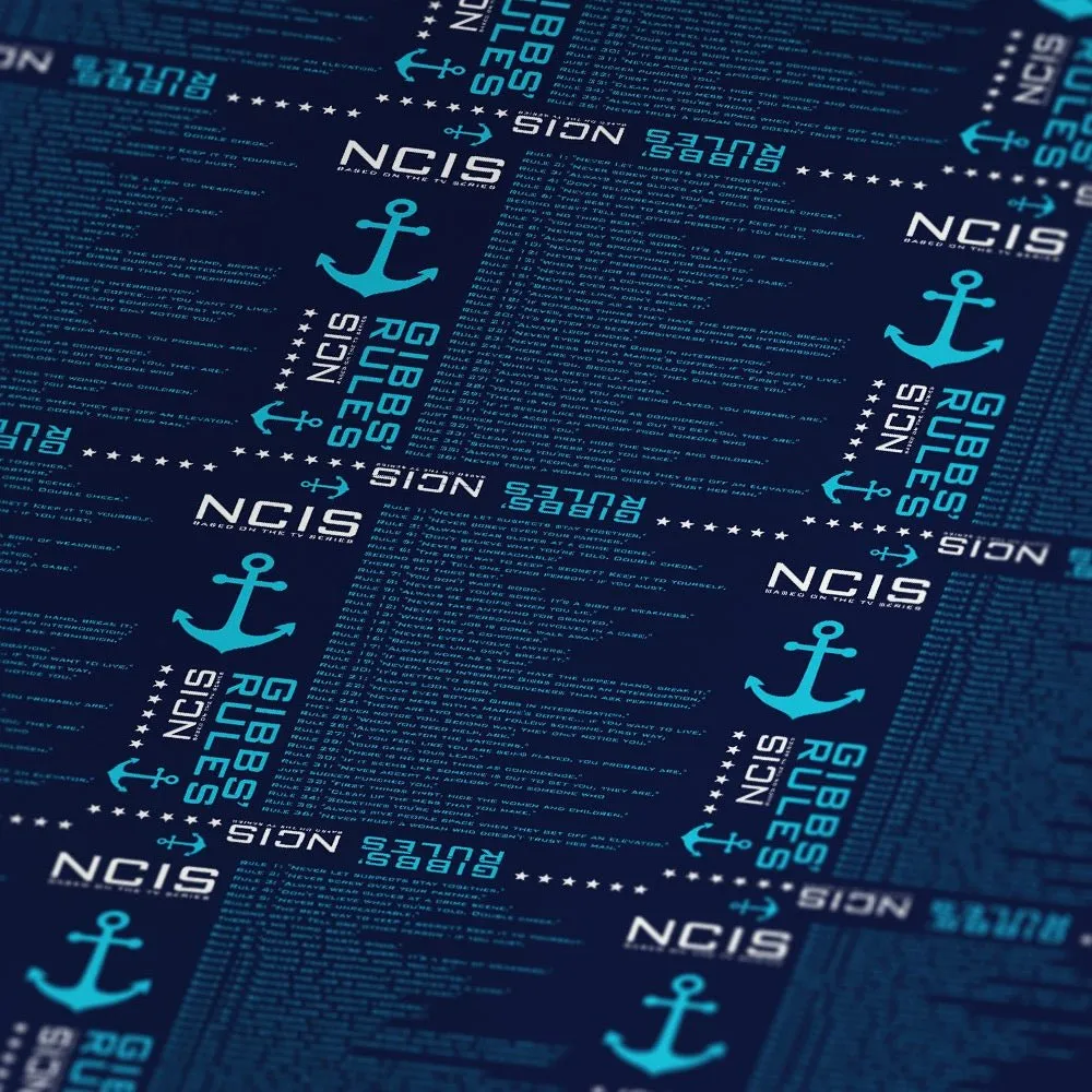 NCIS Gibbs Rules Wrapping Paper
