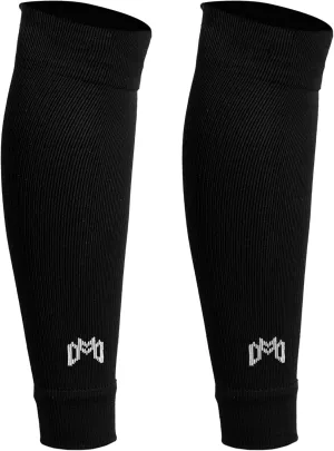 Pre Cut Soccer Sock Sleeves, Companion for Soccer Grip Socks, Securely Holds Shin Guards, Compression Leg Warmer