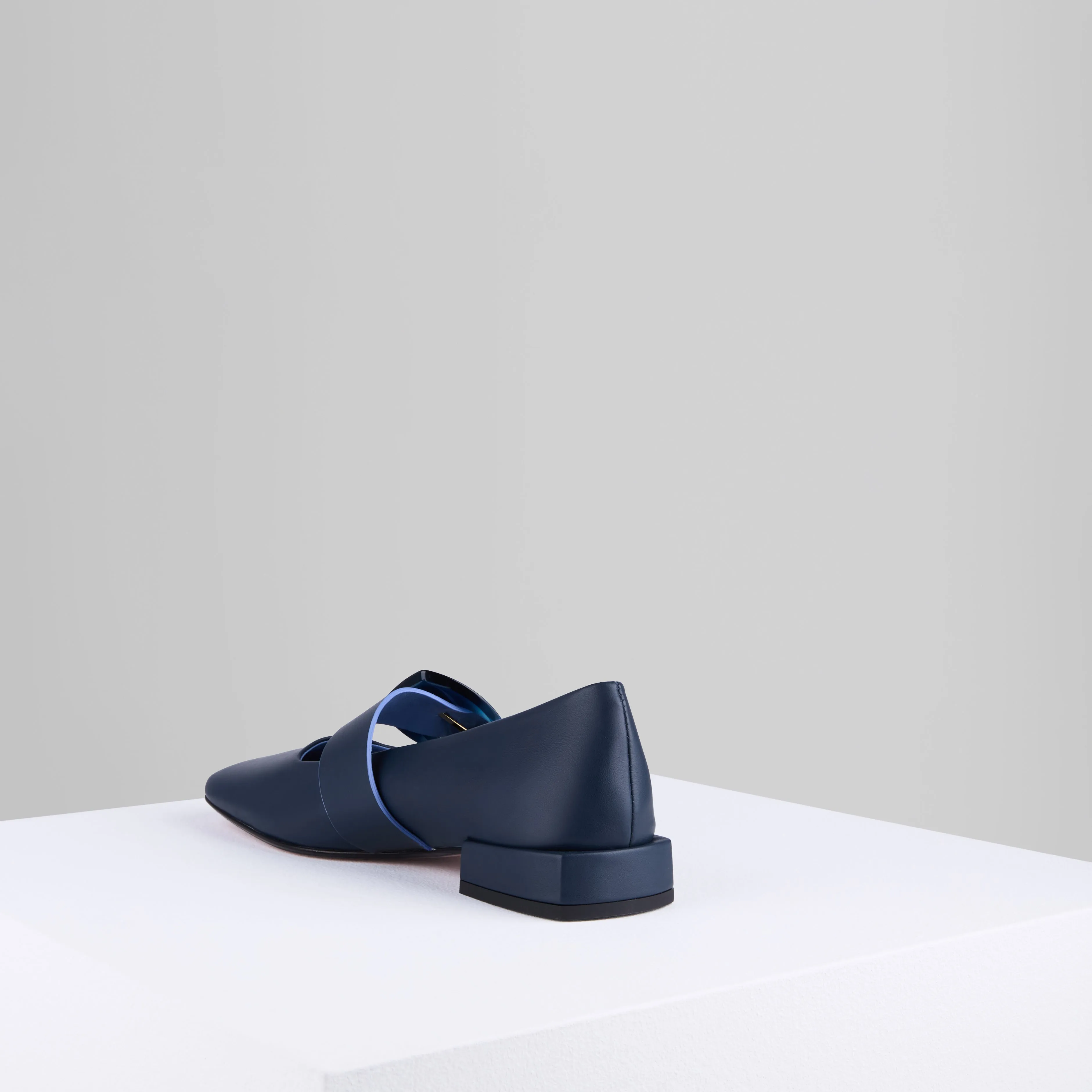 Rebecca Flat Mary Jane in Midnight