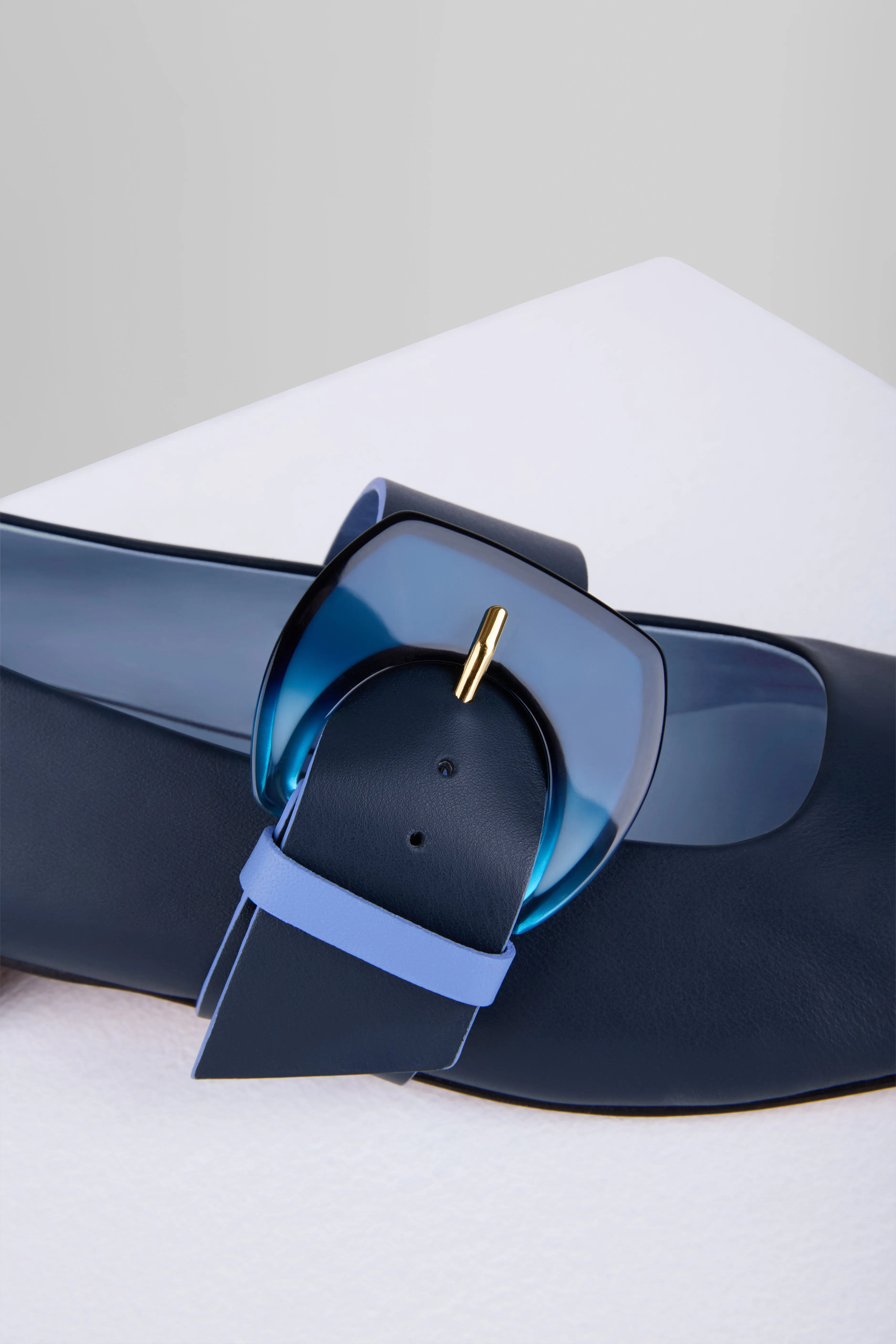 Rebecca Flat Mary Jane in Midnight