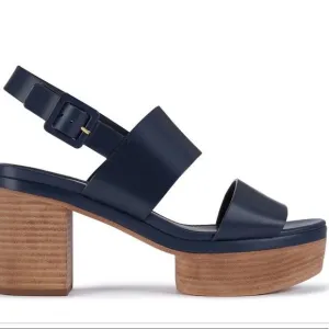 TORY BURCH SOLANA LEATHER PLATFORM SANDALS
