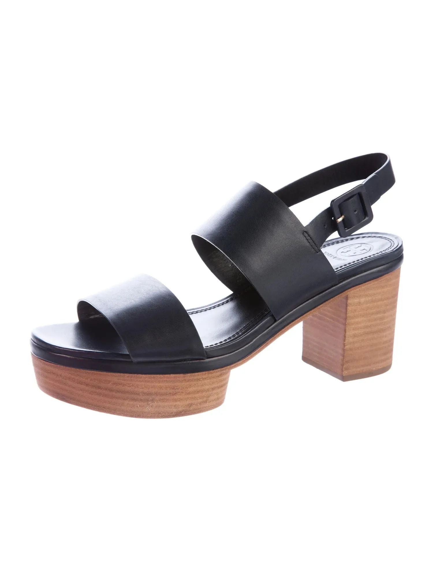 TORY BURCH SOLANA LEATHER PLATFORM SANDALS