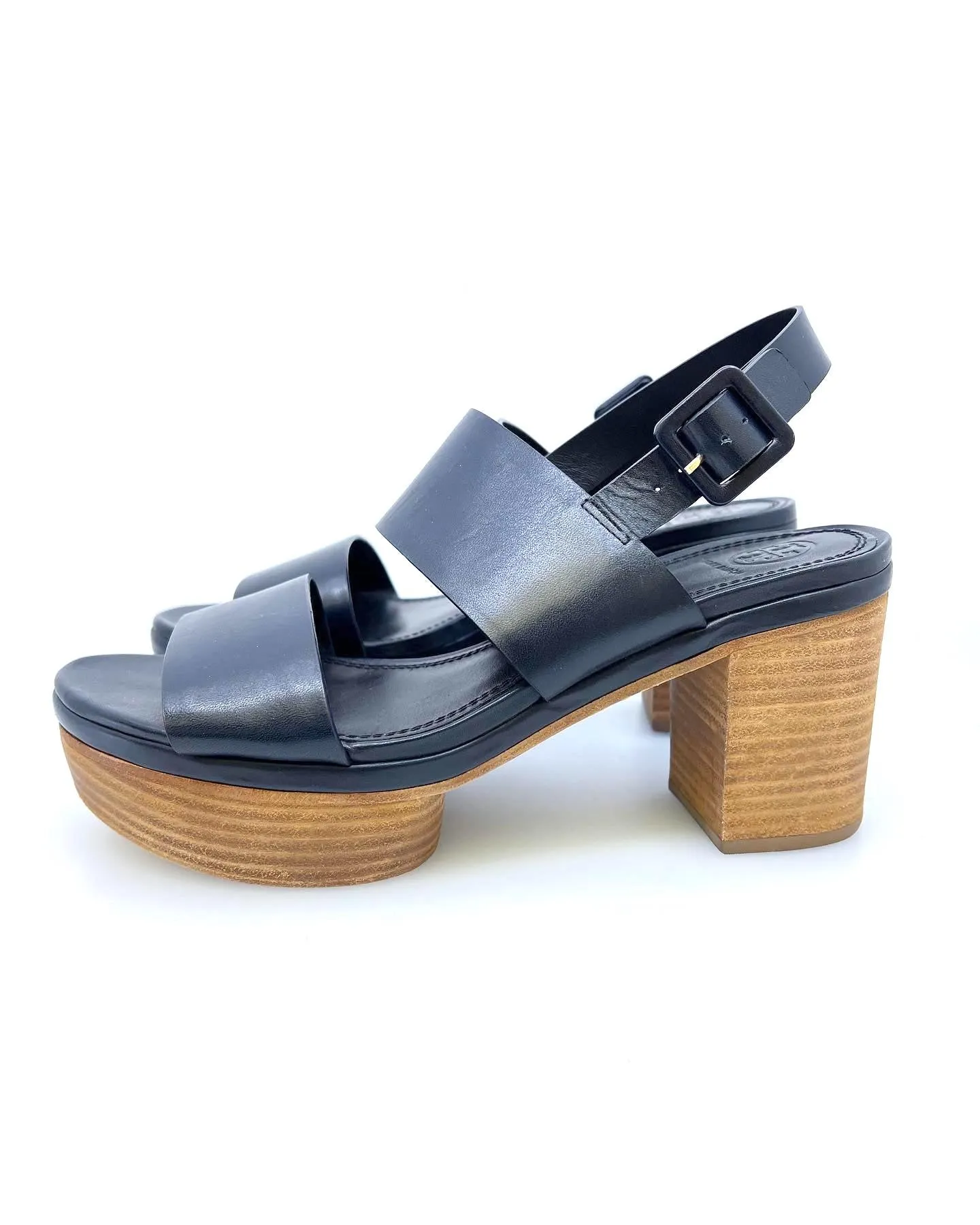 TORY BURCH SOLANA LEATHER PLATFORM SANDALS