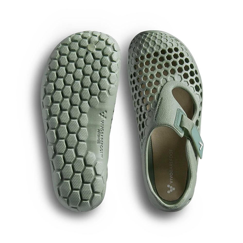 Vivobarefoot Ultra Sugarlite Kids Glacial Green