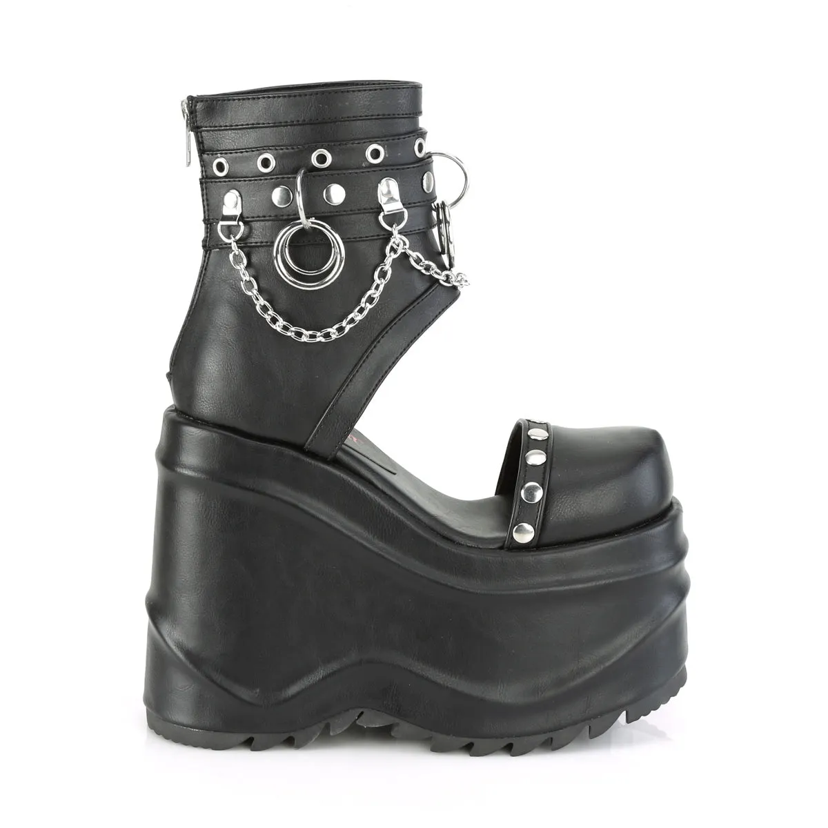 WAVE-22 Demoniacult Alternative Footwear Women's Platform Sandals
