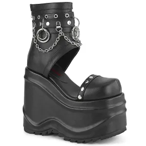 WAVE-22 Demoniacult Alternative Footwear Women's Platform Sandals