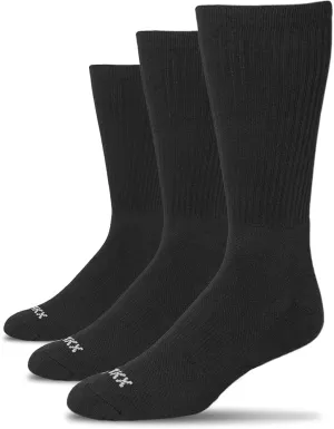 xxl Crew Sport Socks for Men (3-Pack) ?C Size 15?C18 ?C Lightweight, Breathable Cotton Blend Athletic Socks ?C Big & Tall Fit